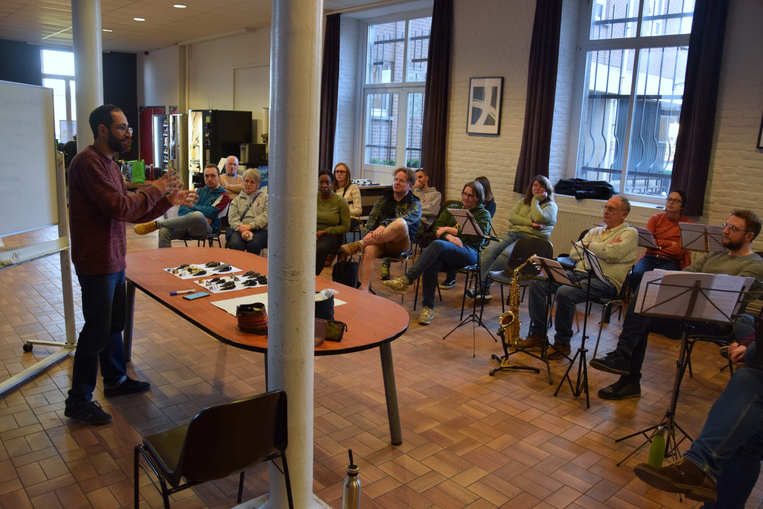 Stage d’ensemble de saxophone - Bernardfagne - Salle de concert